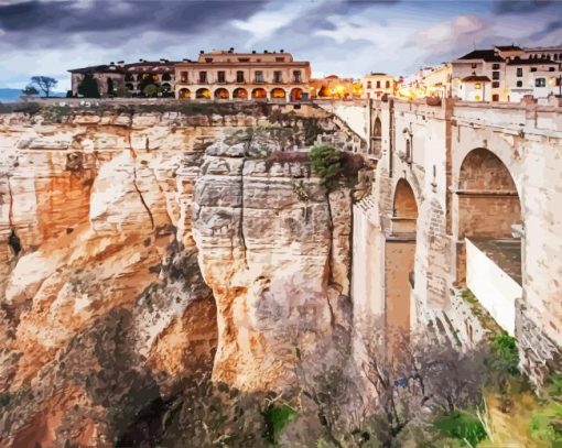 Ronda Spain paint by number