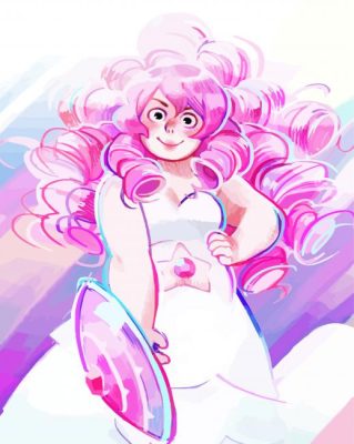 Rose Quartz Steven Universe paint by number