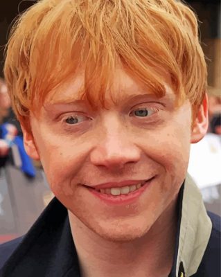 Rupert Grint paint by number