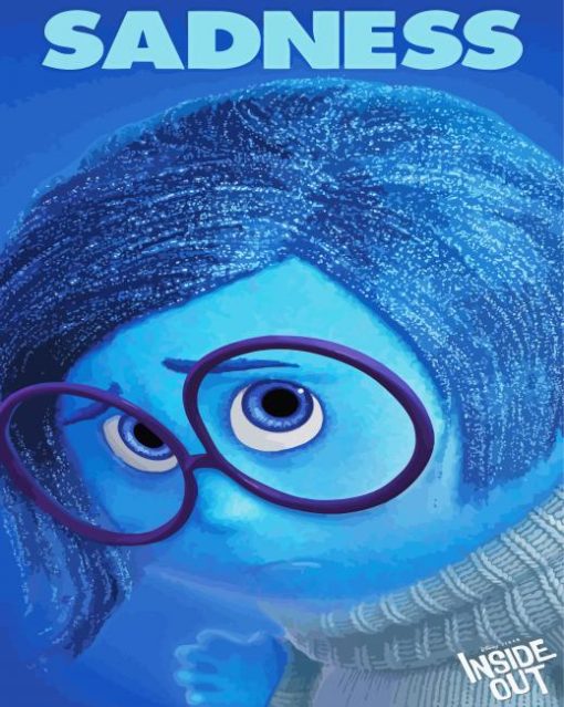 Sadness Inside Out paint by number