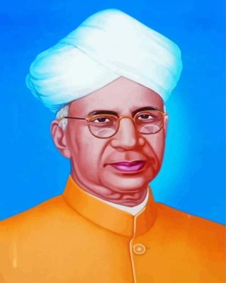 Sarvepalli Radhakrishnan paint by number