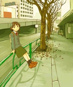 Serial Experiments Lain Lwakura Anime paint by number