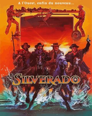 Silverado Film Poster paint by number