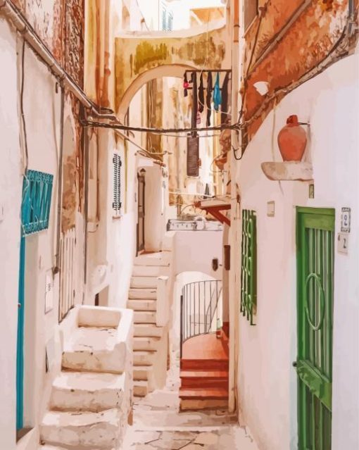 Sperlonga Streets paint by number