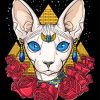 Sphynx Egyptian Cat Paint by number