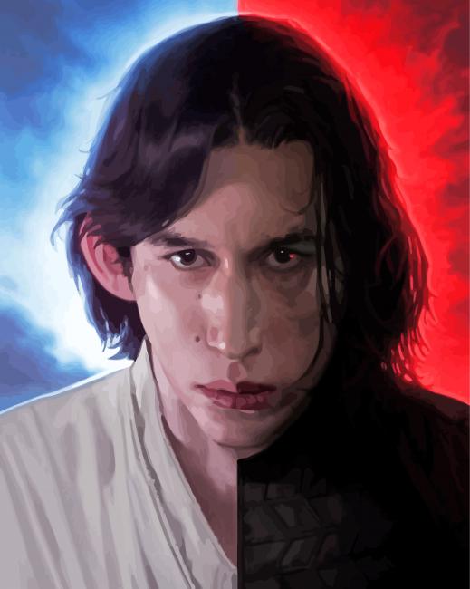 Star Wars Ben Solo Paint by number
