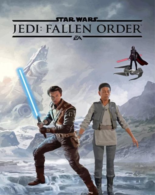 Star Wars Jedi Fallen Order Poster paint by number