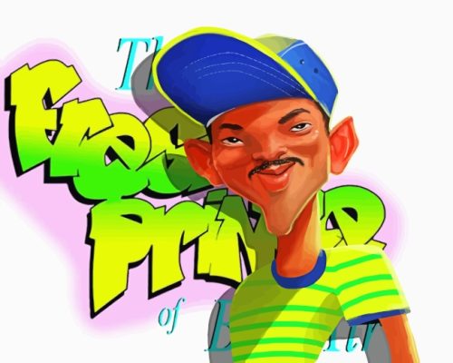 The Fresh Prince Of Bel Air Caricature paint by number