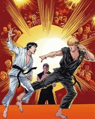 The Karate Kid Art paint by number