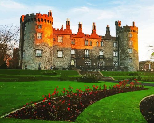 The Kilkenny Castle paint by number