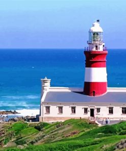 The Lighthouse Cape Agulhas paint by number