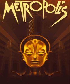 The Metropolis Movie Poster paint by number