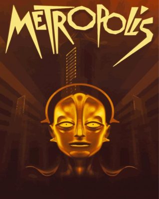 The Metropolis Movie Poster paint by number