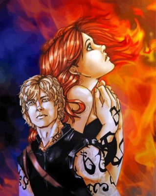 The Mortal Instruments Film Art paint by number