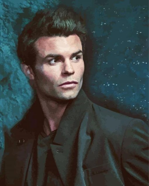 The Vampire Diaries Elijah Mikaelson paint by number
