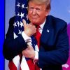 Trump And Flag Patriotic paint by number