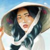 Vietnamese Girl Art Paint by number