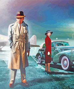 Vintage Casablanca Movie Art paint by number