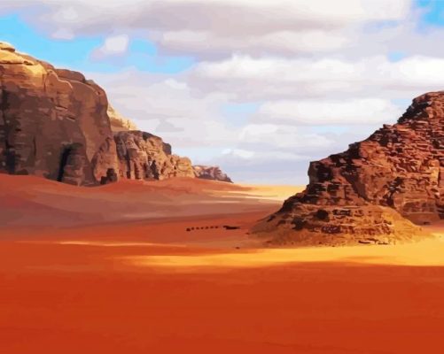 Wadi Rum Reserve paint by number