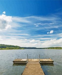 Westerwald Lake paint by number