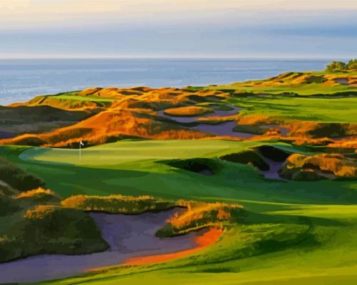 Whistling Straits Golf paint by number