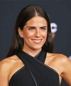 Actress Karla Souza paint by number