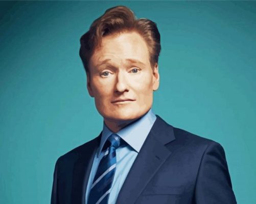 Aesthetic Conan OBrien paint by number