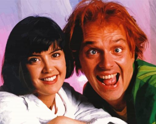 Aesthetic Drop Dead Fred paint by number