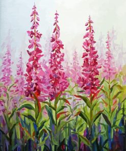 Aesthetic Fireweed paint by number
