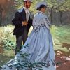 Aesthetic Impressionism Couple Illustration paint by number