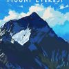 Aesthetic Mount Everest Illustration paint by number