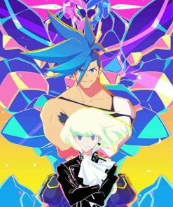 Aesthetic Promare paint by number