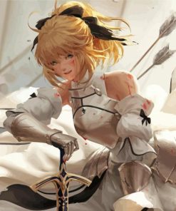Aesthetic Saber Lily paint by number