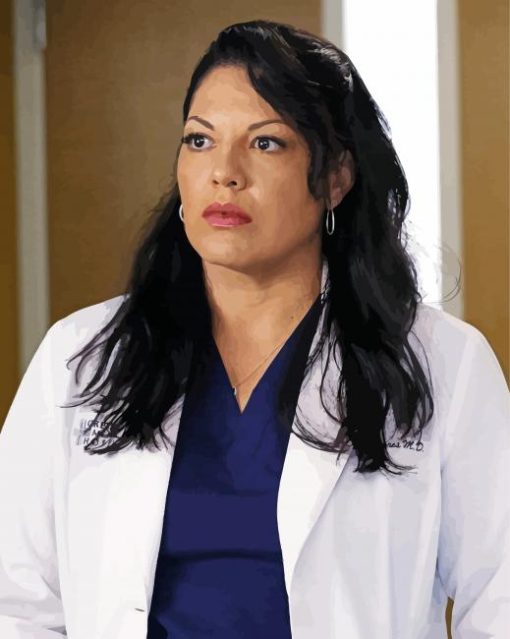 Aesthetic Sara Ramirez paint by number