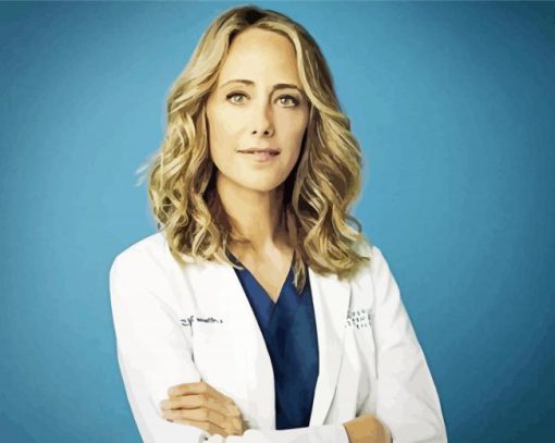 Aesthetic Teddy Altman Actress paint by number