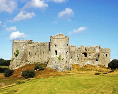 Aesthetic Tenby Pembs paint by number