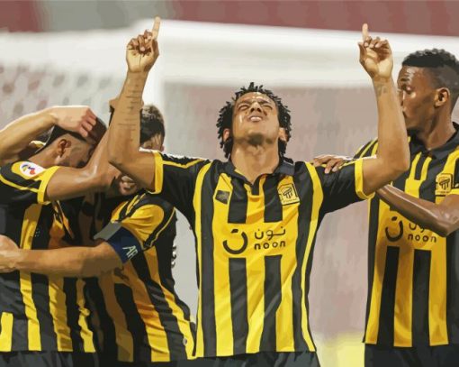 Al Ittihad Players paint by number
