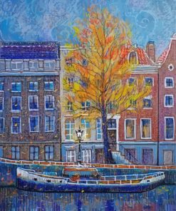 Amsterdam Autumn Saison Art paint by number