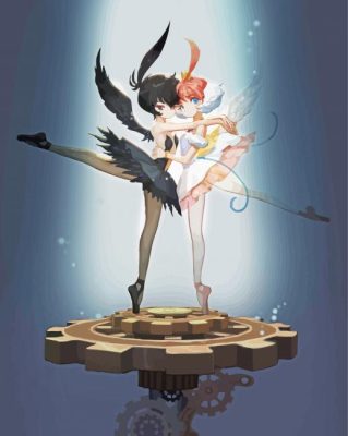 Ballerinas Anime Princess Tutu Paint by number