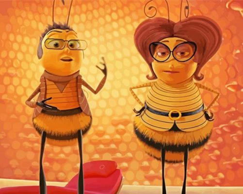 Bee Movie Janet Benson Paint By Numbers - Paintings by Numbers