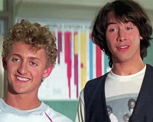 Bill And Ted Art paint by number