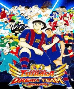 Captain Tsubasa Poster paint by number