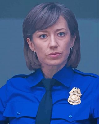 Carrie Coon Fargo Character Paint by number