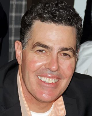 Classy Adam Carolla paint by number