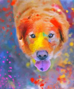Colorful Messy Animals paint by number