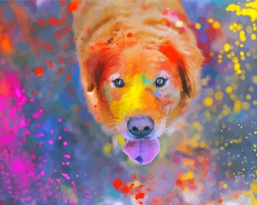 Colorful Messy Animals paint by number