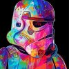 Colorful Star Wars paint by number
