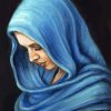 Cool Veiled Woman paint by number