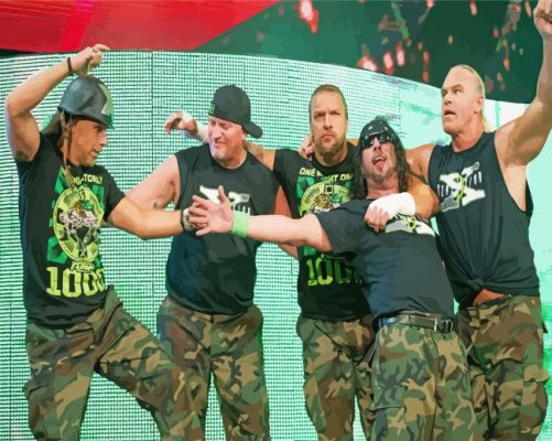 D Generation X Team paint by number