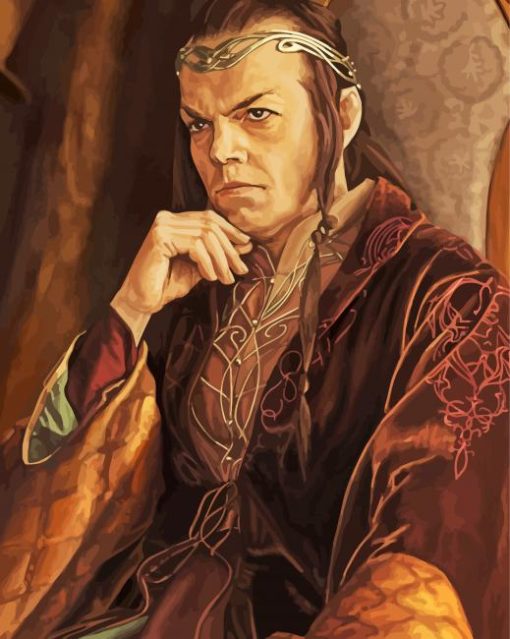 Elrond Character Art paint by number